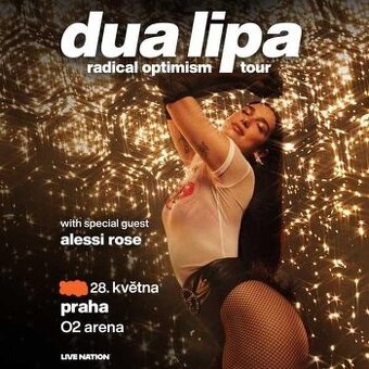 Vstupenka koncert Dua Lipa Radical Optimism Tour 28.5.2025