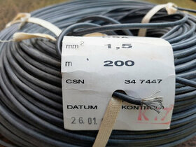Kabel 1 žilový 1,5