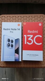 Prodám Redmi 13C + 14 Pro