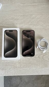Prodám IPhone 15Pro 128 GB , přírodní titan