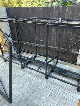 dřevník - montovaná přepravní klec