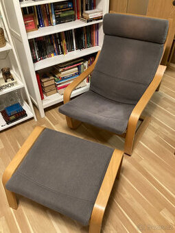 Křeslo s podnožkou (Ikea) - 1