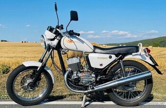 Jawa 350 Californian, bílá perleť, český TP, STK 2027