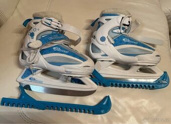 Dívčí brusle Crowned Ice Princess vel. 32-35