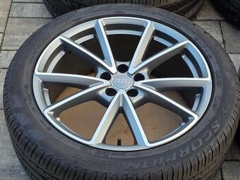 originál alu AUDI Q5 SQ5 8,5x20" 5x112 s pneu 255/45 R20
