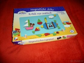 Magnetická skládačka Krtek na cestách