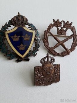 Prodam valecne odznaky Svedsko 1943 original