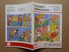 Čtyřlístek č.142 V zajetí obrazovky-pěkný