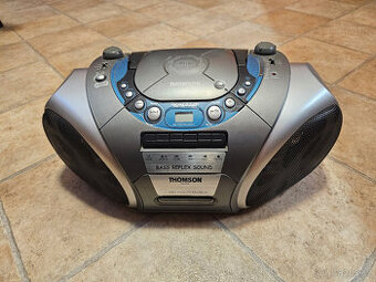 Rádio s CD a kazetovým přehrávačem THOMSON TM9038