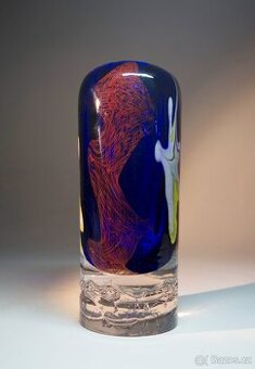 Sklenená váza - B.A.G., Vsetín