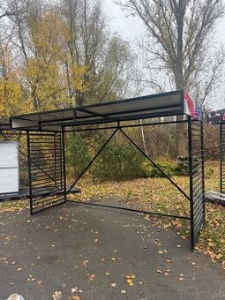 Ocelový přístřešek / konstrukce č.8