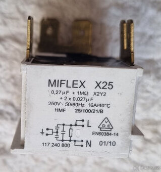 filtr na potlačení rušení Electrolux