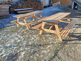Dřevěné lavice, pivní sety