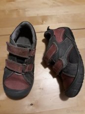 Prodám dívčí podzimní/jarní boty Santé vel.29, fialovo-šedé - 1