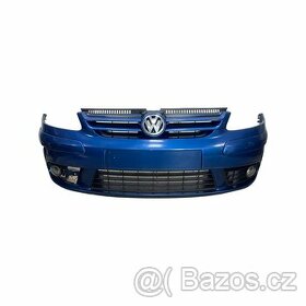 Přední nárazník modrá metalíza LA5K VW Golf 5 plus r.v. 2008 - 1