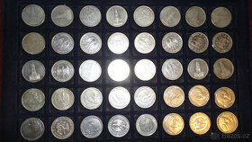 Stříbrné německé pětimarky 40ks.