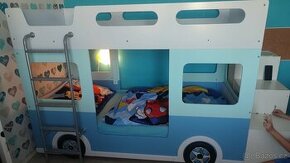 Dětská patrová postel -Autobus