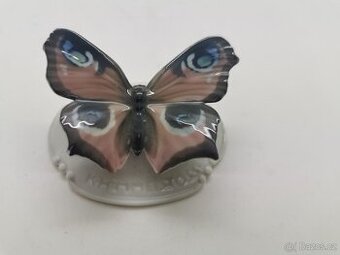 Krásná porcelánová soška Motýl Rosenthal Signováno - 1