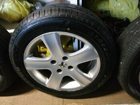 ALU kola Peugeot Partner 4x108 r16, Originál, pneu 98%