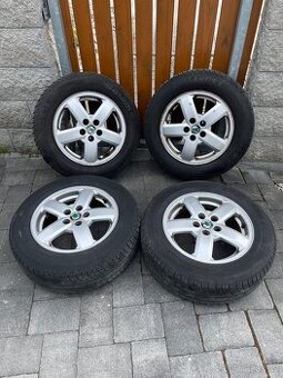 Alu kola 5x100 včetně letních pneu 195/65R15