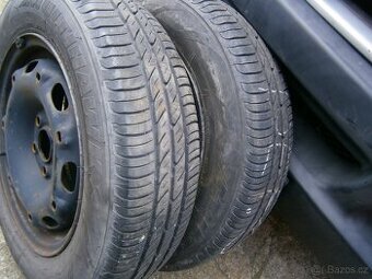 Plechové disky a pneu škoda fabia 1
