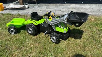 Smoby šlapací traktor s vlečkou
