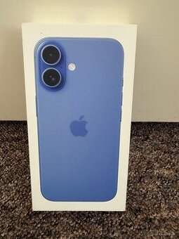 Apple iPhone 16 128gb Blue.Stav noveho,23 mesice CZ zaruka.