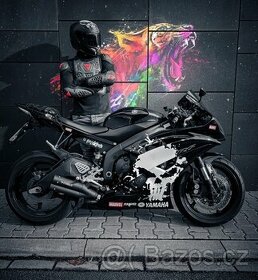 Yamaha R6 - homologovaný výfuk - 1