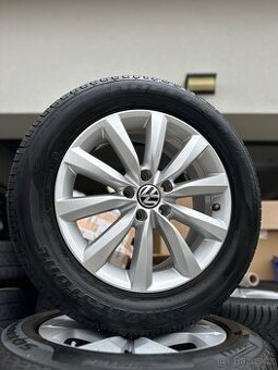 Alu kola 5x112 r17 s letnim pneu (t1)