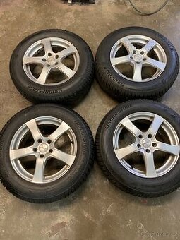 4x alu kola R17 5x114,3 4x zimní pneu Bridgestone 225/65/R17