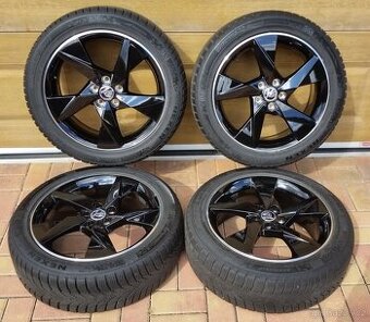 ALU kola ŠKODA SCALA 5x100 R17 NOVÁ zimní sada 205/50/17