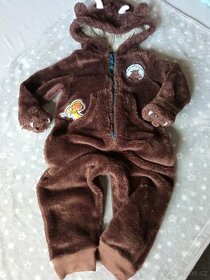 Chlupatková kombinéza, overal vel. 1-2 roky