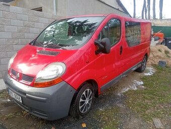 Renault Trafic LONG 6 míst ,1.9DCi 74kW najeto 159... - 1