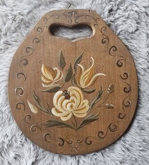 Ručně malované dřevěné prkénko / Dekorace