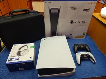 Sony PlayStation 5 s mechanikou +sluchátka+BOX