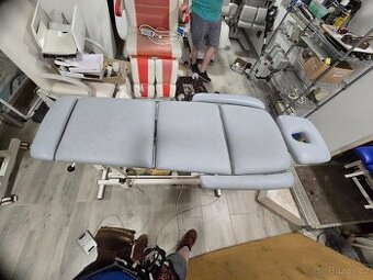 Elektrické Masážní lehátko šedé  1motor