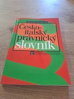 Česko - italský právnický slovník , Marcela Nováková