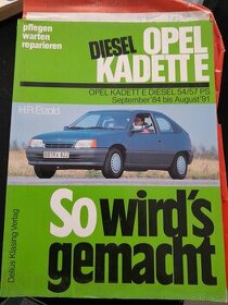 Opel Kadett E Diesel příručka opraváře