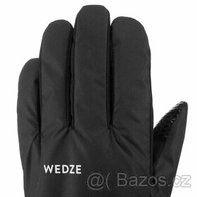Lyžařské rukavice WEDZE 100 Light černé - 1