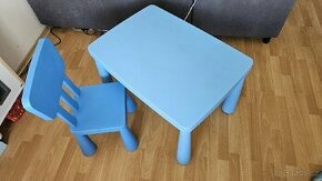 Dětské židle a stůl IKEA MAMMUT - 1