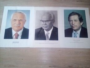 Portréty, foto prezidentů