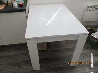 Jídelní stůl Inter 120x80 cm, bílý