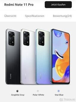 Xiaomi Redmi Note 11 Pro 5G 8GB RAM/128GB ROM. JAKO NOVÝ