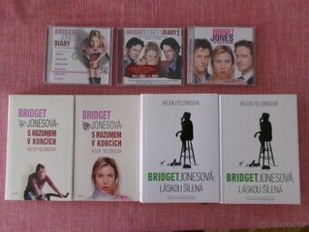 3 x CD + 4 knihy Bridget Jonesová.