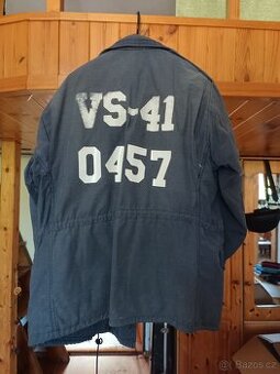 Bunda U. S. ARMY vzor M65 - modrá