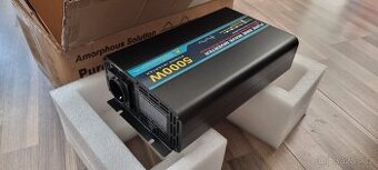 Měnič napětí 24V-5000W čistá sínusovkaDovoz zdarma