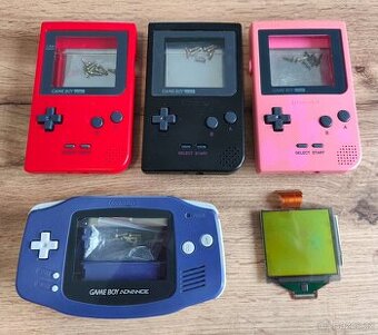 Nintendo Gameboy kryty a displej