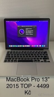 MacBook Pro 13” 2015 v pěkném stavu