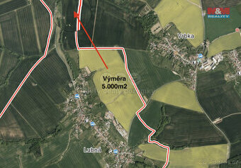 Prodej pole, 5000 m², Lubná