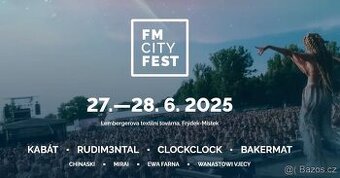 Prodam 2 vstupenky na  FM CITY FEST 27 - 28.6. 2025